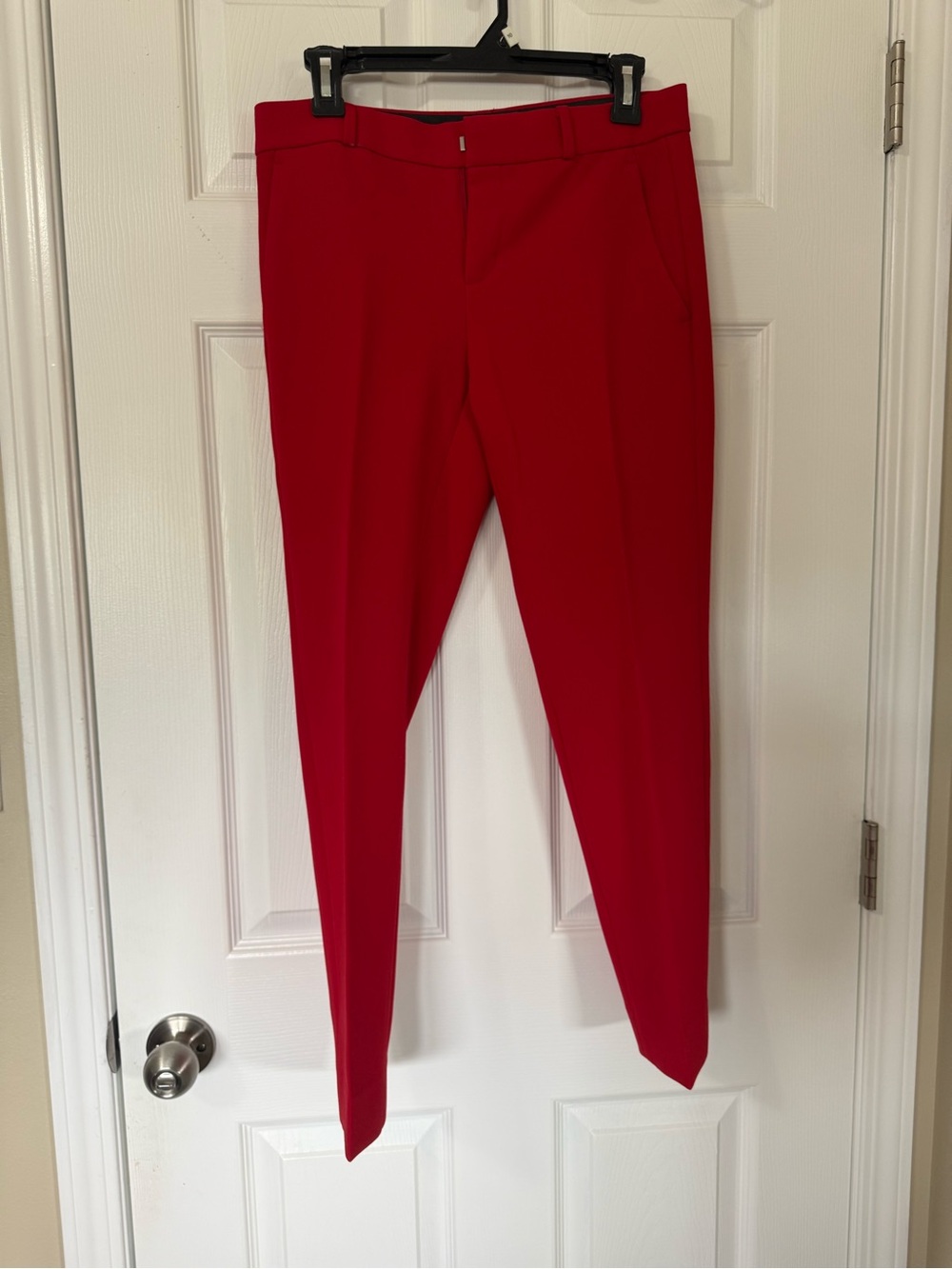Banana Republic Red Tailored Ankle Pants